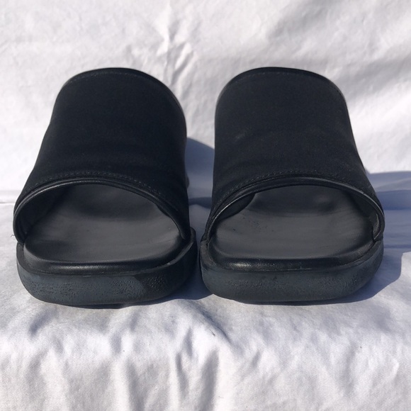 Cole Haan Black Micro Fiber Slide/Mule w/1.5” Heel, “Traci” - Picture 3 of 13